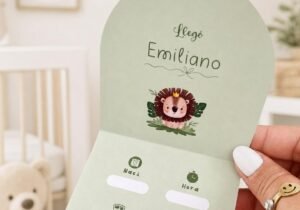 TARJETAS HOLA MUNDO ♥ DATOS DEL BEBÉ